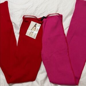 Naked wardrobe Two-Tone Snatched Pants